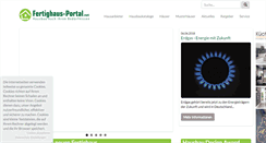 Desktop Screenshot of fertighaus-portal.net